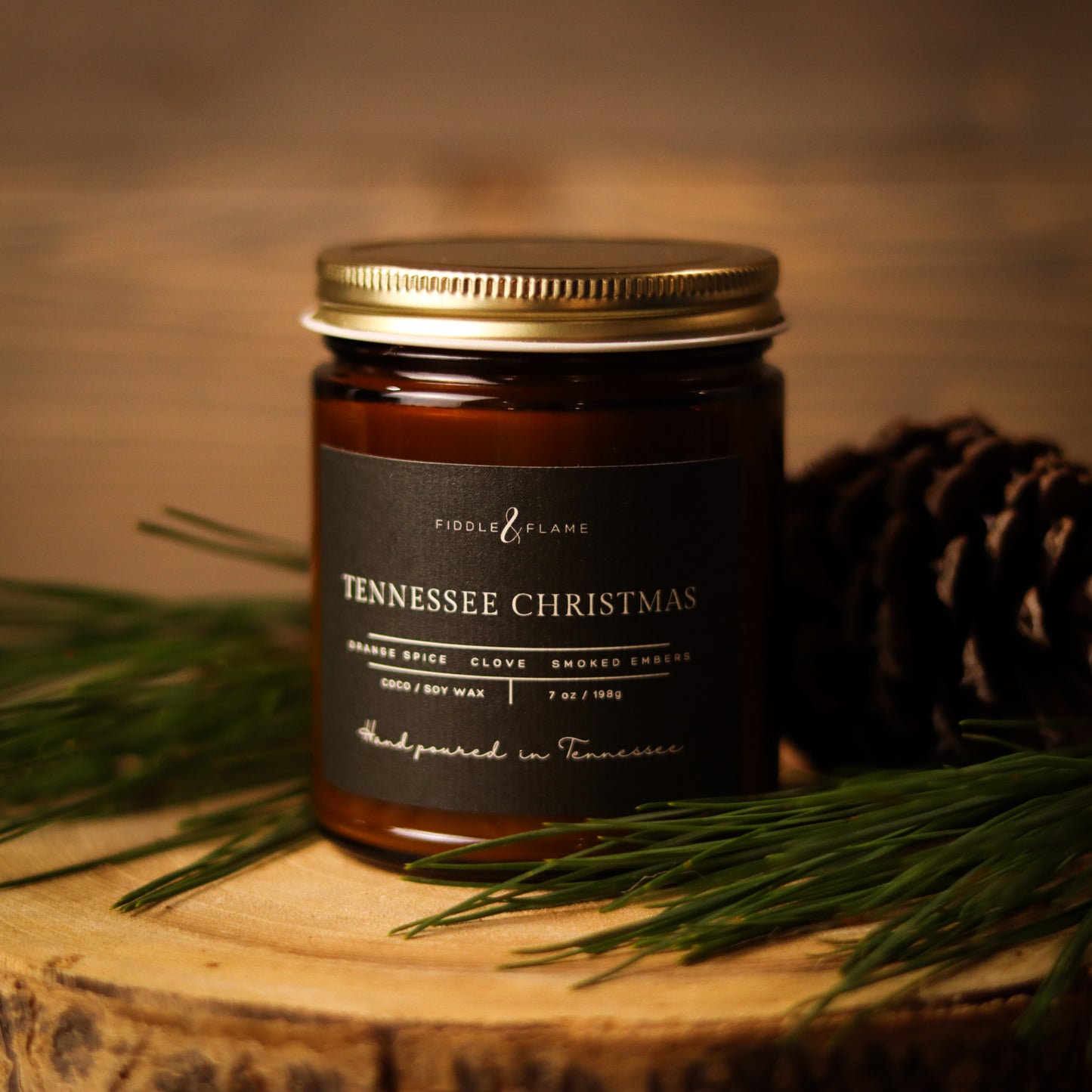 Tennessee Christmas Candle