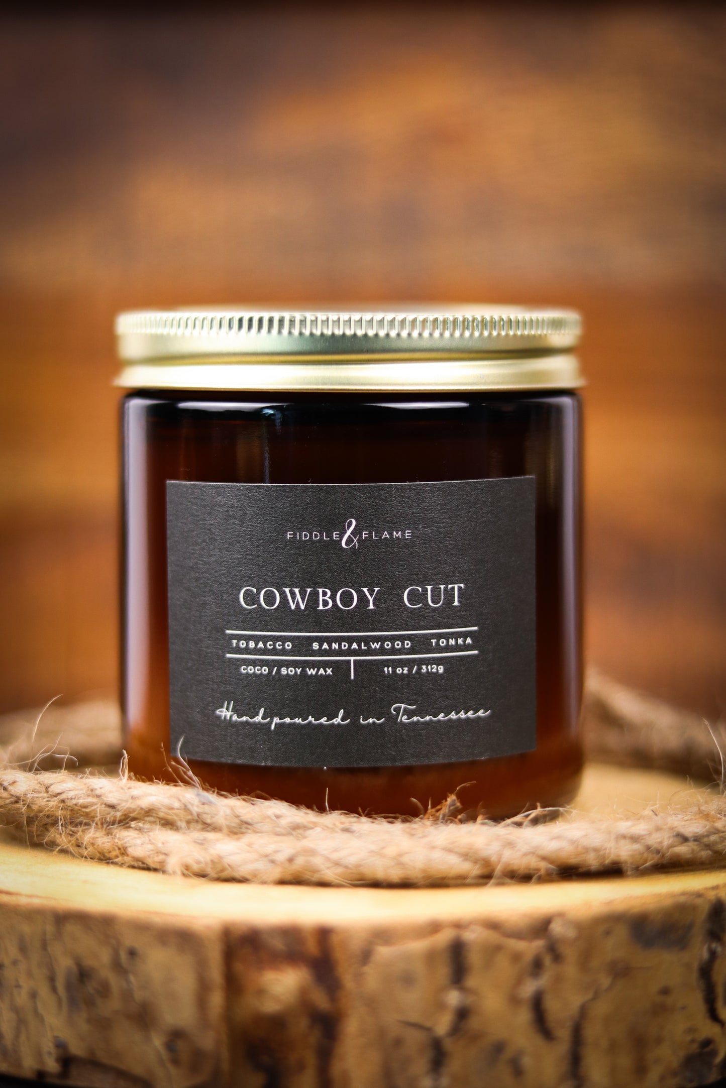 Cowboy Cut Candle