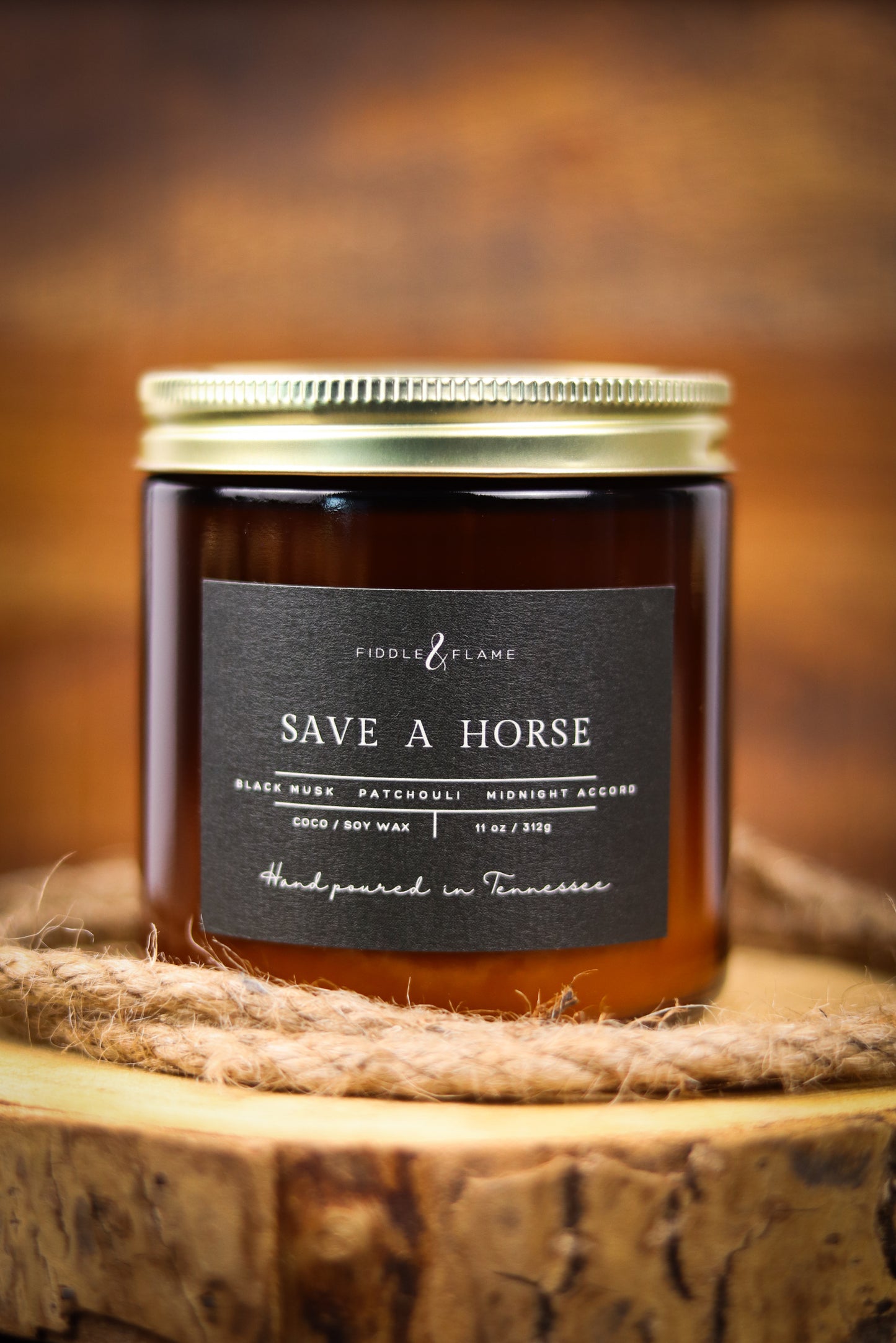 Save A Horse Candle