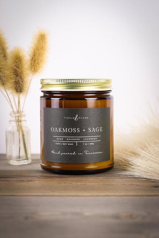 Oakmoss + Sage Candle